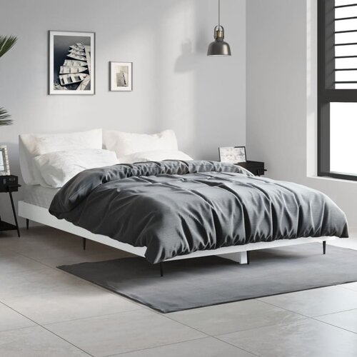 VidaXL Okvir za krevet bijeli 120x190 cm konstruirano drvo Slike