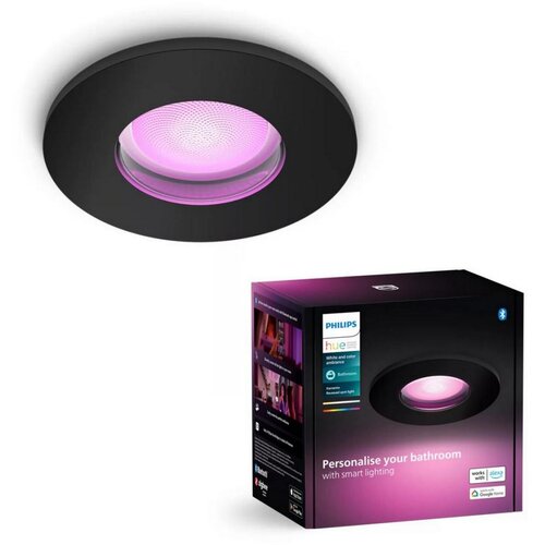 Philips LED RGBW prigu&scaron;iva kupatilska svetiljka Hue XAMENTO 1xGU10/4,2W IP44 Cene