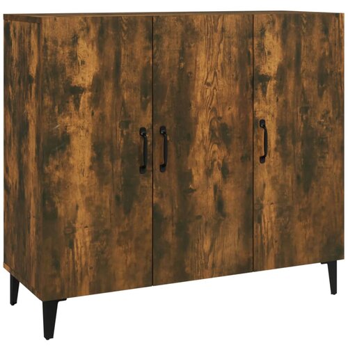 Maison Chic Komoda - Predalnik dimljeni hrast 90x34x80 cm konstruiran les, (21716924) Cene