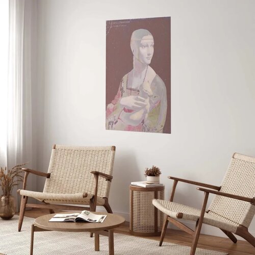  Plakat - Pastel Lady 60x90 Bez okvira Slike