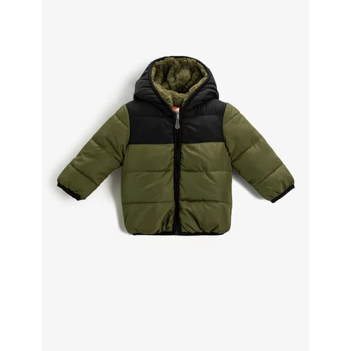 Koton Winter Jacket - Khaki - Puffer