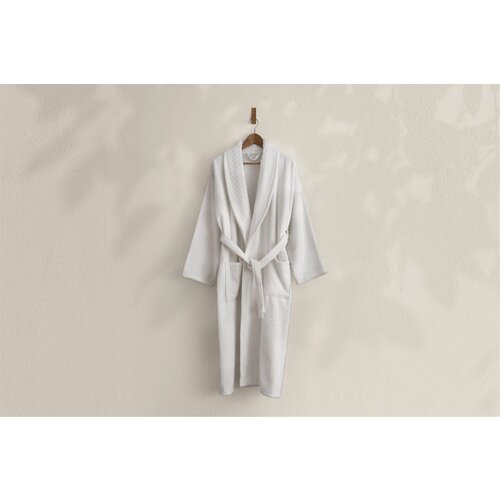 L'essential Maison 1044A-007-1 white bathrobe Cene