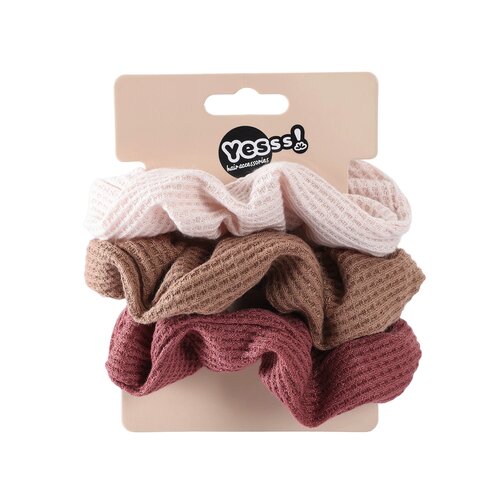 YESSS! scrunchy gumice za kosu braon 3/1 Cene