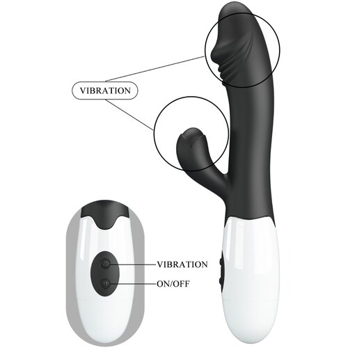 Pretty Love 2025 Vibrator Rabbit Pretty Love Snappy Black Slike