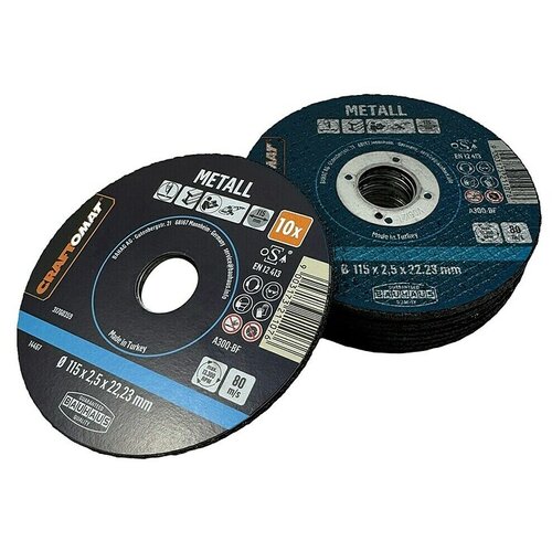 CRAFTOMAT Rezni disk A30Q-BF (Prikladno za: Metal, Promjer rezne ploče: 115 mm, 10 Kom.) Cijene