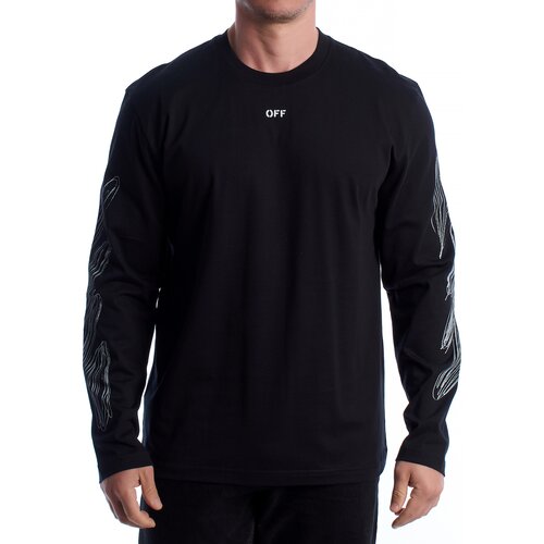 Off-white Majice z dolgimi rokavi 44MAB086G5J005-1001 Črna Cene