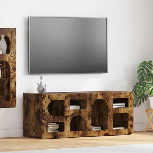 TV ormar Dimljeni hrast 100 x 35 x 40 cm Konstruirano drvo Cene