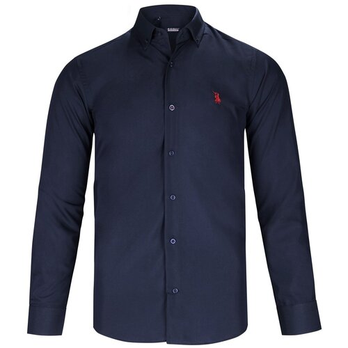 Dewberry G725 MEN'S SHIRT-PLAIN NAVY BLUE Cene