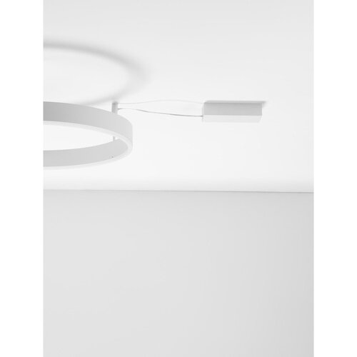 Nova Luce Mat bela aluminijasta LED zatemnitvena stropna svetilka Motif &amp;ndash; Slike