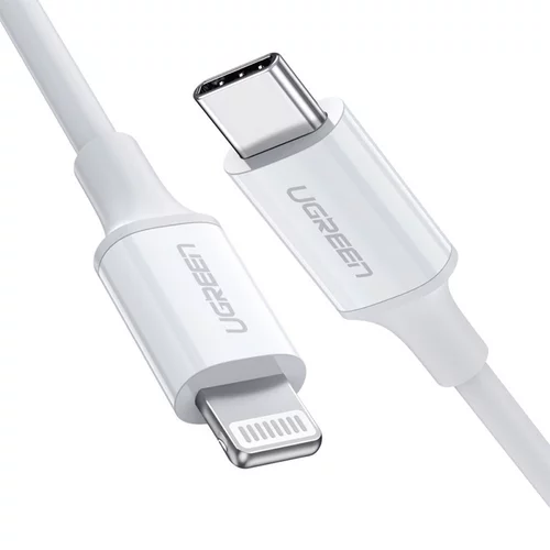 Ugreen Polnilni kabel, USB-C na Apple Lightning, 1 m, srebrn