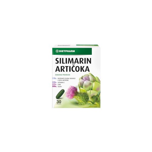 Dietpharm Silimarin Artičoka kapsule Slike