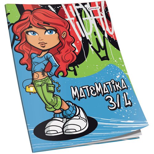  OBRAZAC &amp;Scaron;KOLSKI MATEMATIKA ZA 3 I 4RAZRED PREMIUM CONNECT GIRL Slike
