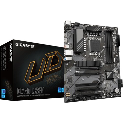 Gigabyte MB B760 DS3H LGA1700; 4xDDR5; 2xM.2, 4xSATA6xUSB; HDMI, DP; ATX Cijene