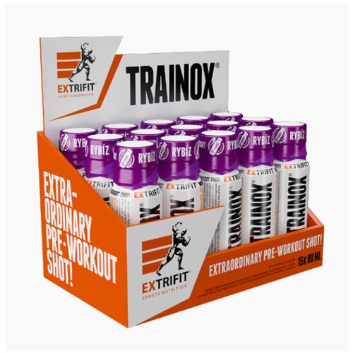 ExtriFit Trainox Dodatak ishrani, Ukus Crna ribizla, 15x90ml Slike
