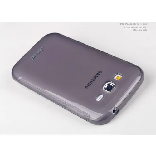 Jekod silikonski ovitek Samsung Galaxy Grand 2 G7102 / G7105 prozorno črn TPU/TB + Zaščitna folija