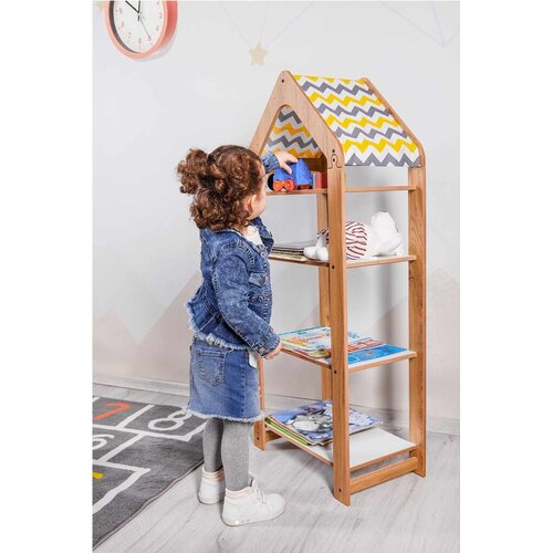 Hanah home Dječije vi&amp;scaron;enamjenske police, 50x120x30cm, krem ​​boje Slike