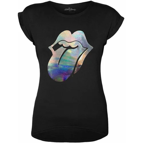 The Rolling Stones Majica Fashion Tee Foil Tongue (Foiled Application) Black S