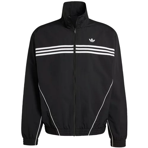 Adidas Prijelazna jakna crna / bijela