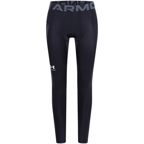 Under Armour Sportske hlače kameno siva / crna / bijela