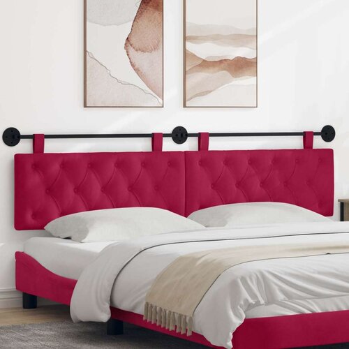  Držeće uzglavlje Zidne Vinska crvena 210 x 55 x 7 cm Bar&scaron;un - boja crnog vina 200 cm bez LED Cijene