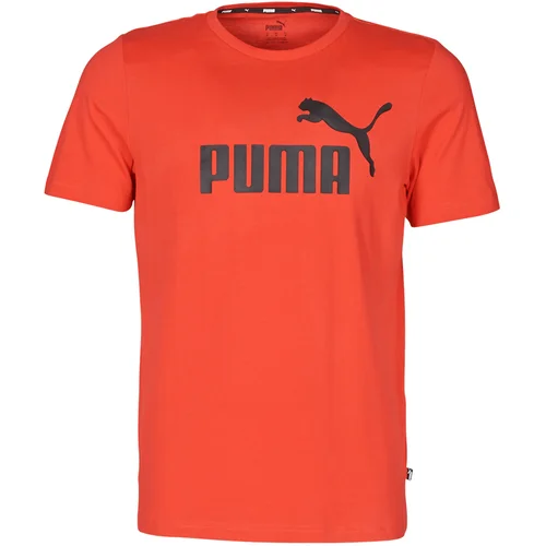 Puma Majice s kratkimi rokavi ESSENTIAL TEE Rdeča