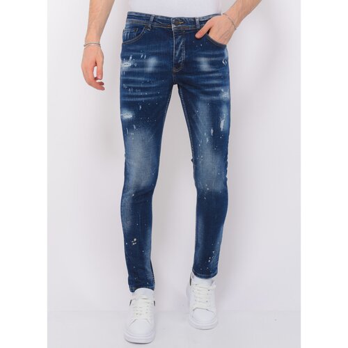 Local Fanatic Kavbojke slim 140588846 Modra Cene