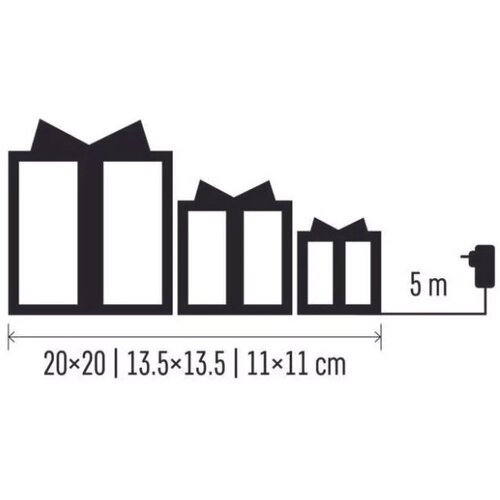  LED Božićna dekoracija LED/2,25W/230V topla bela Slike