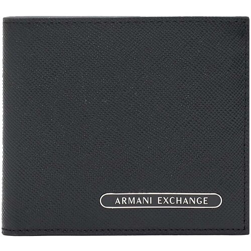 EAX Denarnice Jacques Bifold Coin Pocket Črna Slike