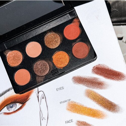 Smashbox Always On Mood Board Eye Shadow Palette paleta sjenila za oči nijansa Fiery Vibes 6,8 g Slike