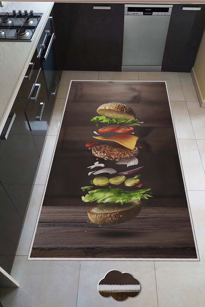 Conceptum Hypnose Tepih Hmnt537, Pravougaoni, 80 x 300 cm, Šareni Cene