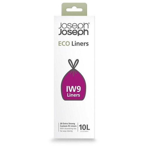 Joseph Joseph S trakom za zatezanje vreće za smeće 20 kom 10 l Eco Grey – Cijene