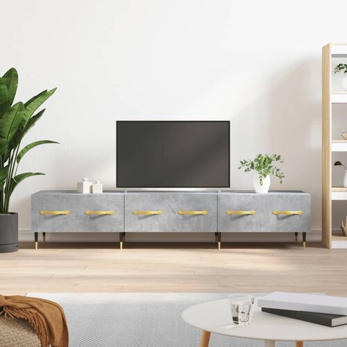 TV ormarić boja betona 150 x 36 x 30 cm od konstruiranog drva Cene