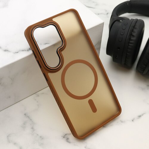  Maska za Samsung Galaxy S26 Ultra 5G braon COLOR LOOK MagSafe Slike