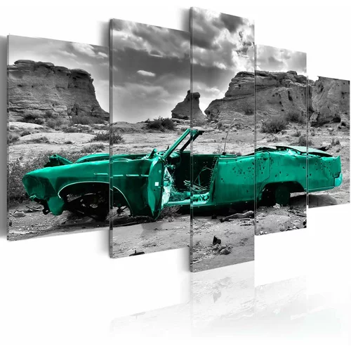  Slika - Green car 100x50