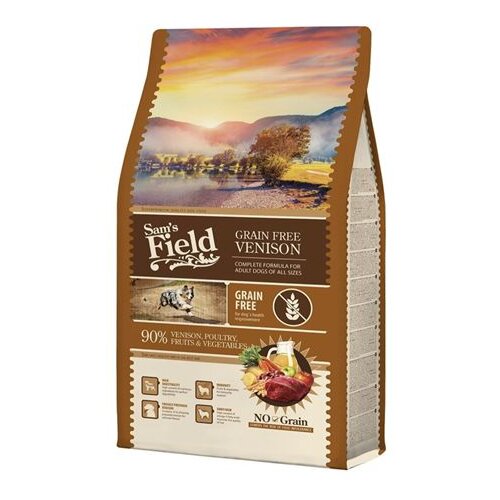 Sams Field hrana za pse Adult Grain Free - All Size - divljač - 13kg Cene