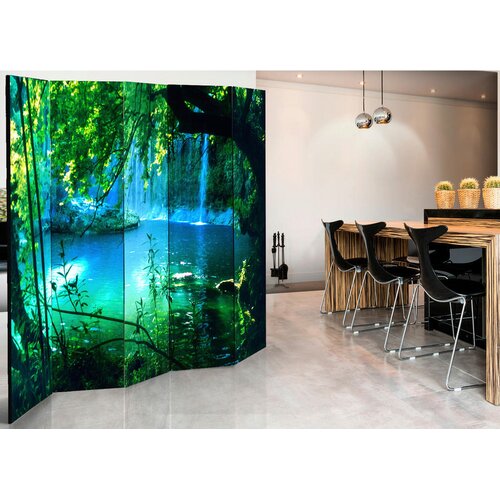 Artgeist PARAVAN 225/172/3 cm zelena, svetlo modra Slike