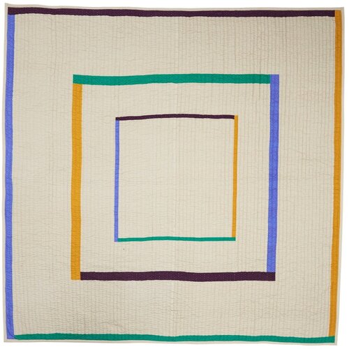 H&amp;uuml;bsch bež pamučni prekrivač za bračni krevet 260x260 cm twist Slike
