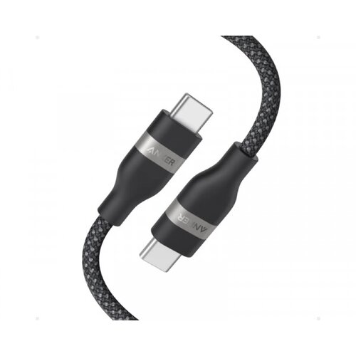 Anker USB tip-C kabl MM 1.8m, za Super brzo punjenje 240W480Mbps, pleteni, crni Cene