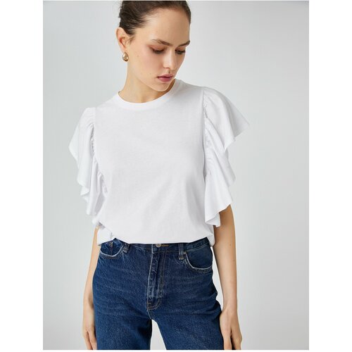 Koton Plus Size T-Shirt - White Slike