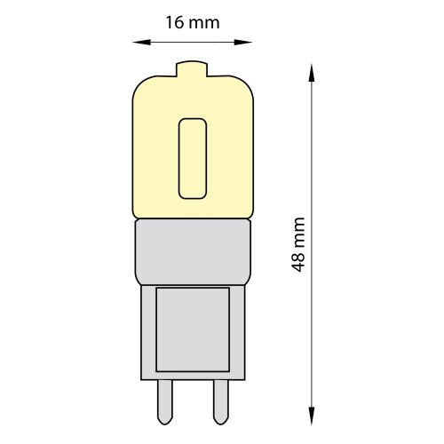  Komplet 3x LED sijalica ECOLINE G9/2,5W/230V 3000K - Brilagi Slike
