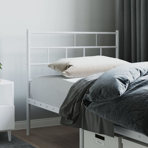 The Living Store Kovinsko vzglavje belo 80 cm - Vzglavje, (21659869) Cene