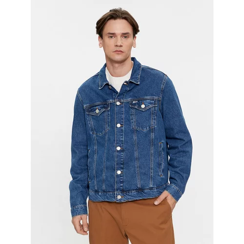 Tommy Jeans Jeans jakna DM0DM17472 Mornarsko modra Regular Fit