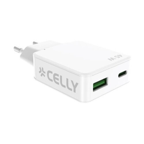 Celly kućni punjač sa GaN tehnologijom od 45W ( SLIMTC1C1A45WWH ) Cene
