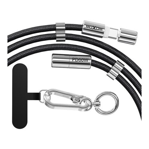 Moxom mx-cb312 type c to type c strap crni Usb data kabal ( U2206 ) Slike