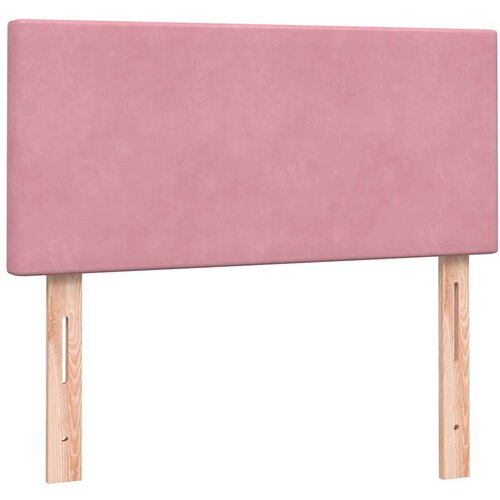 Box spring krevet s madracem ružičasti 80 x 220 cm bar&amp;scaron;unasti Slike