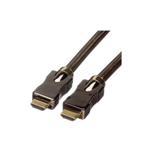 Roline HDMI priključni kabel 1.00 m 11.04.5680 dvostruko zaštićen crna [1x muški konektor HDMI - 1x muški konektor HDMI] Cijene
