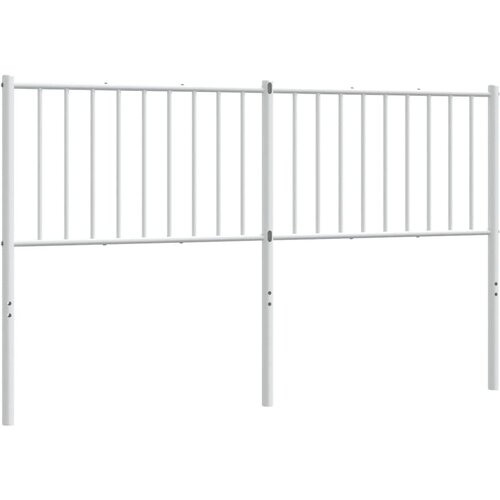 Maison Chic kovinsko posteljno vzglavje - vzglavna omarica - nočna omarica belo 150 cm, (21705354) Cene