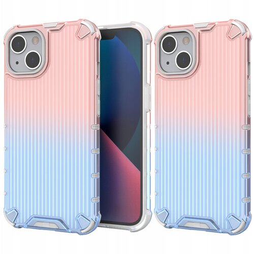 HURTEL OMBRE PROTECT CASE ETUI OBUDOWA FUTERAŁ DO IPHONE 14 PLUS R&Oacute;ŻOWO-NIEBIESKIE, (21898472) Cene