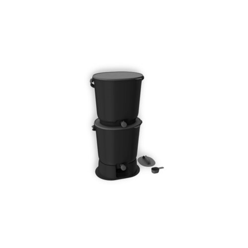 Multikraft Bokashi gospodinjsko vedro "Organko Essential black" 15,3 L - Dvojno pakiranje Cene