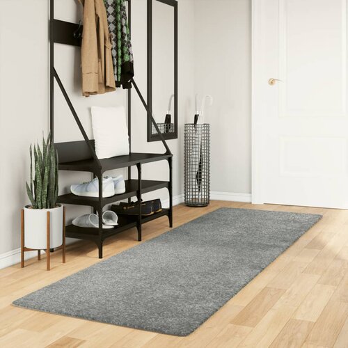  Čupavi tepih PAMPLONA visoka vlakna moderni zeleni 80x250 cm Cene